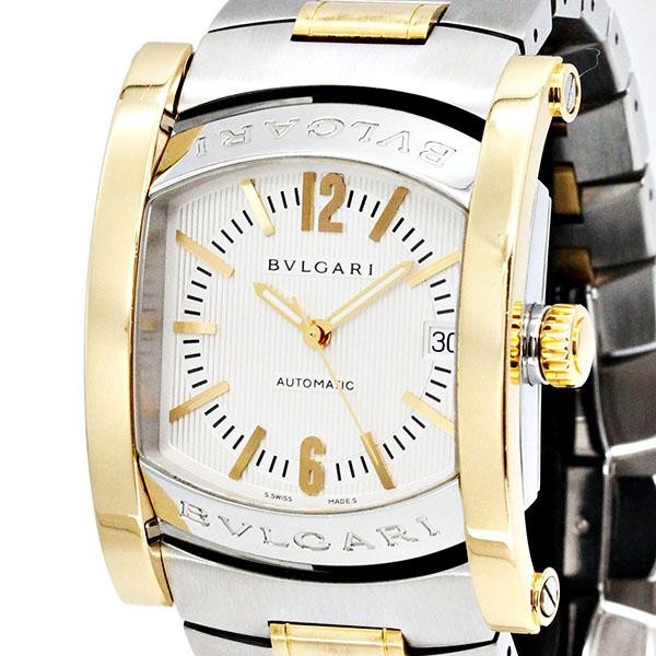 Bvlgari Assioma Aa44Sg Date K18Yg/Ss 34Mm Assioma