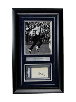 Joe Paterno Penn State Signed 3X5 Index Card W/
