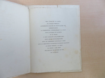 Peau D'Ane By Charles Perrault - Illustrated By Hermine David - 1St Edition 1948