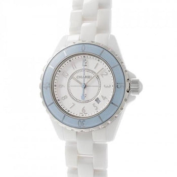 Chanel J12 33Mm Soft Blue 1200 / Ltd H4340 New Buckle