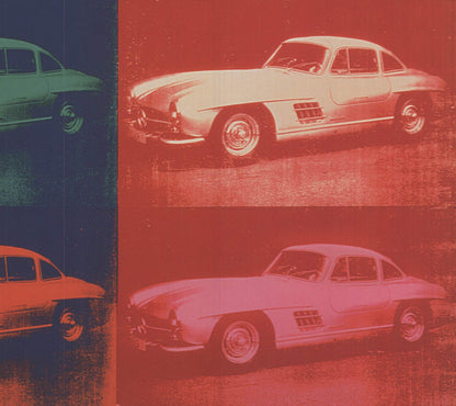 Andy Warhol Mercedes-Benz 300 Sl Coupe " Offset Lithograph Pop A