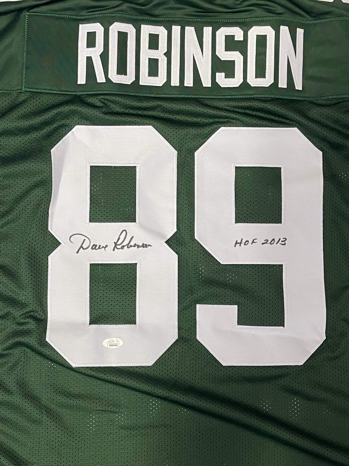 Dave Robinson Autographed Hof 2013 Custom Jersey (Jsa)