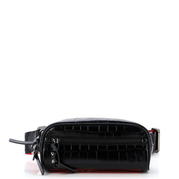 Christian Louboutin Blaster Waist Bag Alligator Embossed Calfskin