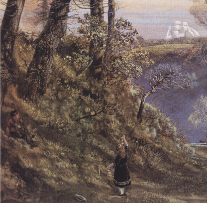 John Brett February In The Isle Of Wight " Offset Lithograph Renais
