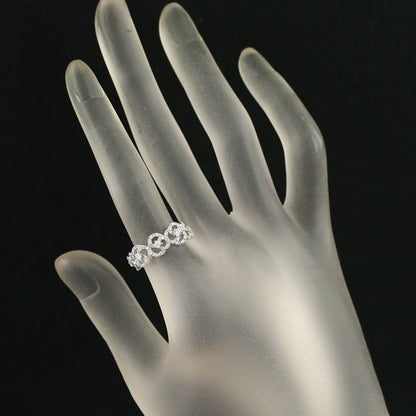 Vendome Ring Diamond 0.20Ct Openwork Flower