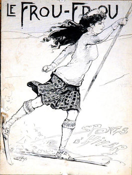 Le Frou Frou Original Gouache By Carl Hap C 1890