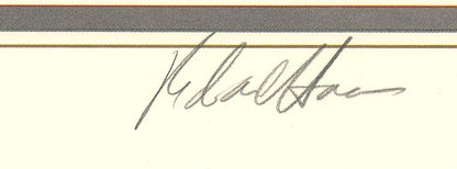 Richard Haas The Old Executive Office Building Signed " Offset Lithogr
