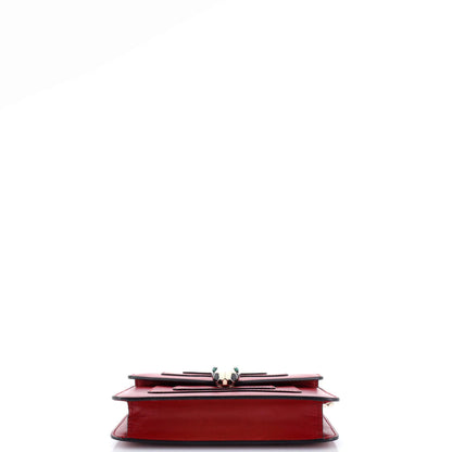 Bvlgari Serpenti Forever Square Shoulder Bag Leather Small