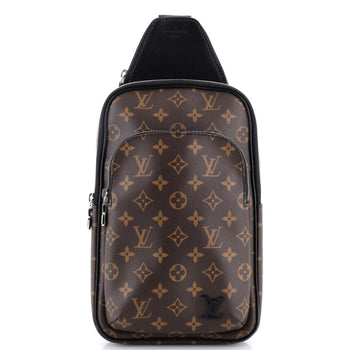 Louis Vuitton Avenue Sling Bag Macassar Monogram Canvas