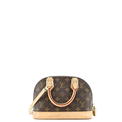 Louis Vuitton Alma Handbag Monogram Canvas Bb