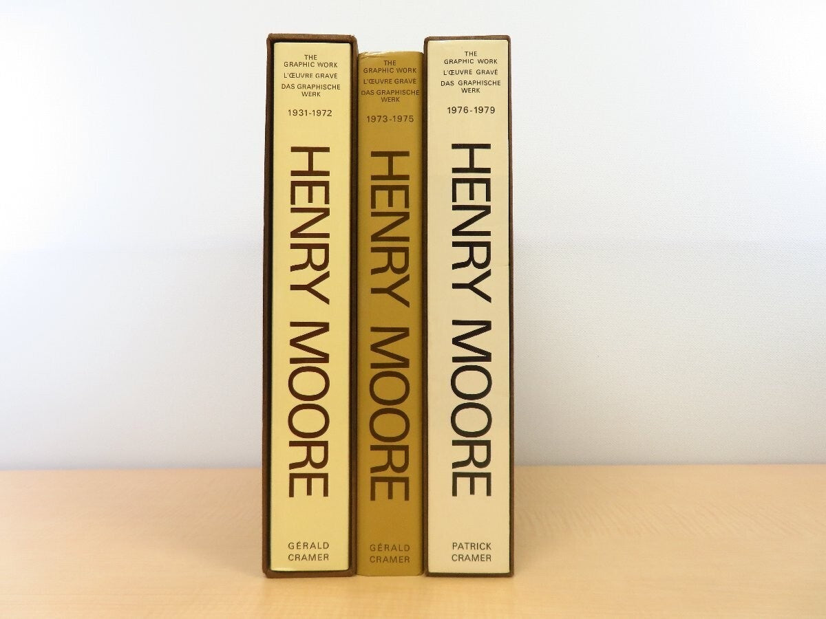 Henry Moore: Catalogue Of Graphic Work (3-Volume Set) 1973-1980