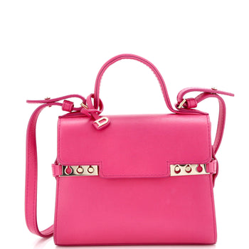 Delvaux Tempete Top Handle Bag Leather Mini