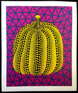 Yayoi Kusama Lithograph Mori Limited Edition 200 Museum COA