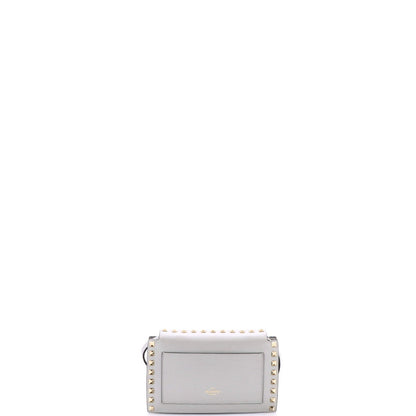 Valentino Garavani Rockstud Flip Lock Flap Bag Leather Small