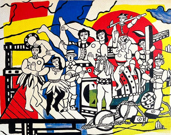 Fernand Lger Lithograph Coa Numbered Signature Stamp