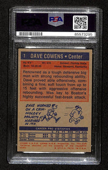 Dave Cowens Hof Signed/Inscribed On Card 1972