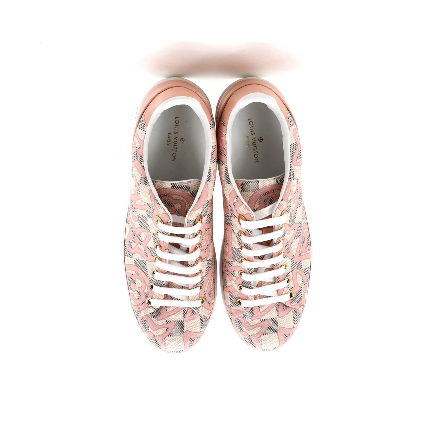 Louis Vuitton Women'S Bora Bora Sneakers Limited Edition Damier Tahitienne