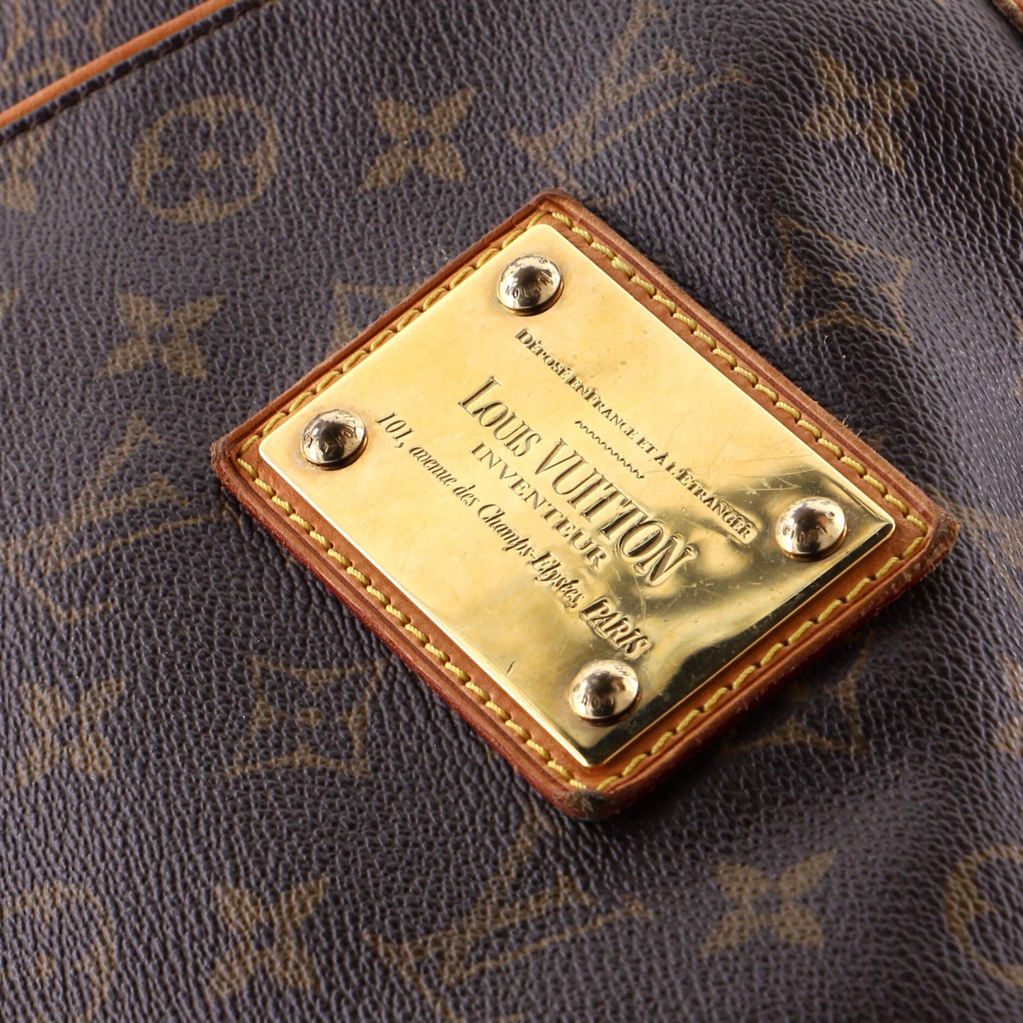 Louis Vuitton Galliera Handbag Monogram Canvas Gm