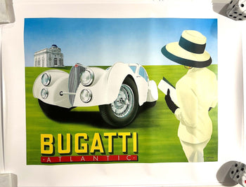 Bugatti Atlantic Razzzia 2006  Poster Original Hand Signed Poster Medium