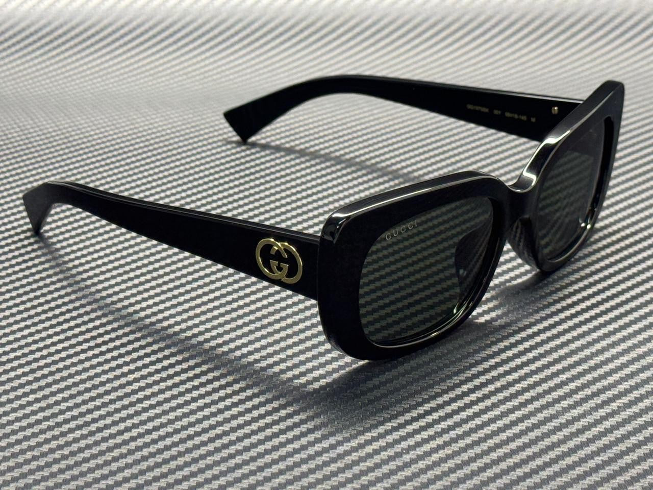 GUCCI GG1979SK 001 Black Grey Women's 55 mm Medium Sunglasses