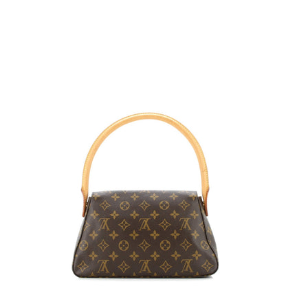 Louis Vuitton Looping Handbag Monogram Canvas Mini