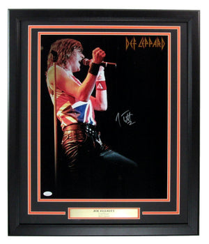 Joe Elliott Autographed 16X20 Photo Def Leppard