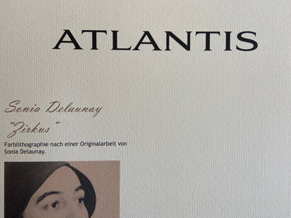 Sonia Delaunay Lithograph Coa Signed Op Numbered
