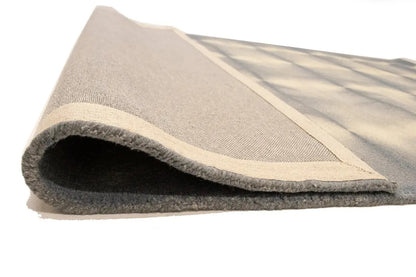 Hand-Tufted Gray Tie-Dye Wool Rug Modern