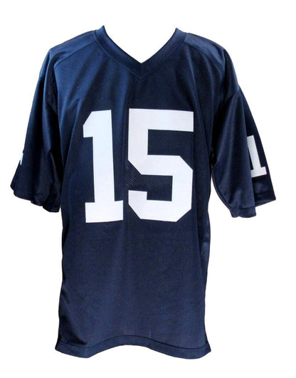 Drew Allar Autographed Blue Custom Football Jersey Penn State Jsa 182884