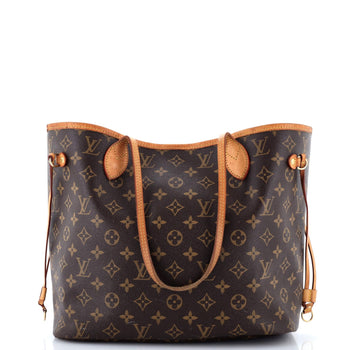 Louis Vuitton Neverfull Nm Tote Monogram Canvas Mm