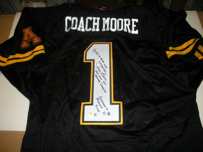 Jerry Moore Appalachian State Beckett/Coa Signed
