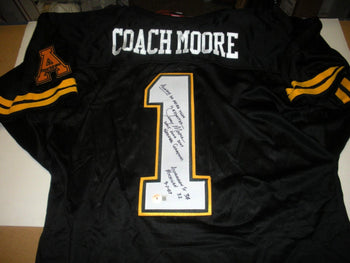 Jerry Moore Appalachian State Beckett/Coa Signed