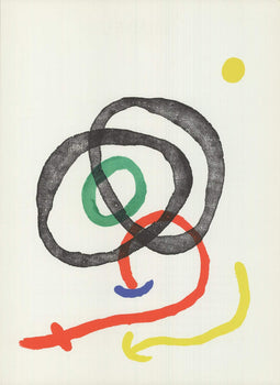 Joan Miro Swirl From Dlm Number 169 