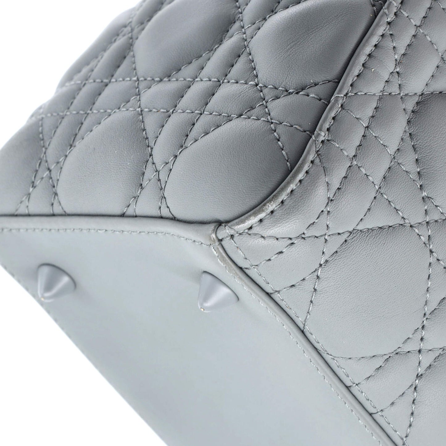 Christian Dior Ultra Matte Lady Dior Bag Cannage Quilt Calfskin Medium