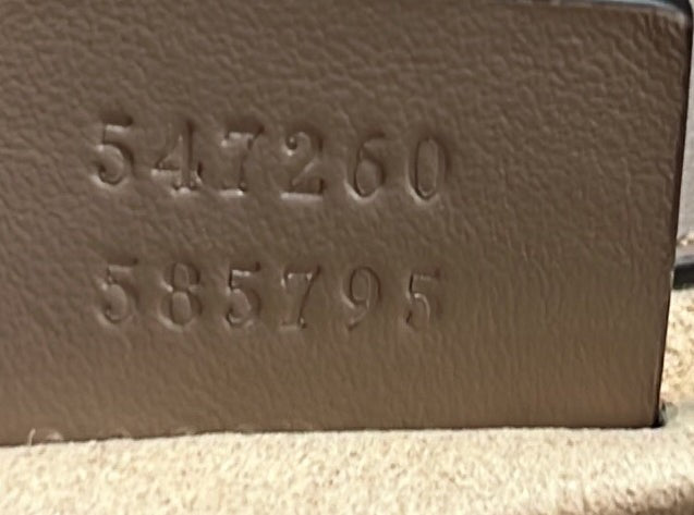 Gucci Gg Marmont Top Handle Flap Bag Matelasse Leather Mini