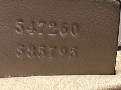 Gucci Gg Marmont Top Handle Flap Bag Matelasse Leather Mini