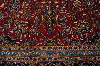 Large Hand-Knotted Vintage Oriental Rug