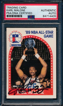 1989 Hoops All-Star Karl Malone Hof #116 Card