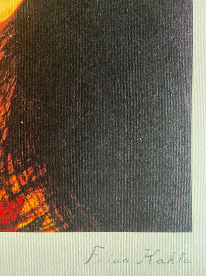 Frida Kahlo Lithograph 'Diego And I' Coa Numbered