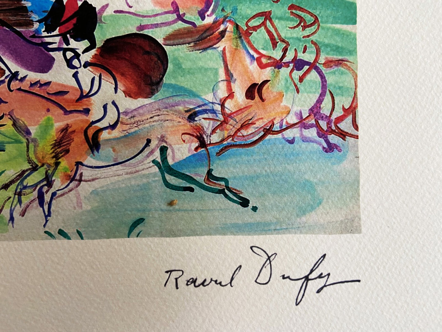Raoul Dufy, Hand-Signed Limited Coa Lithograph Op