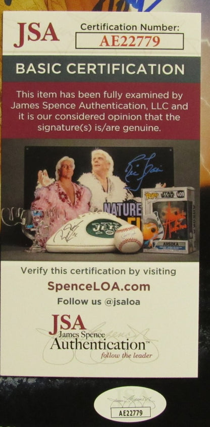Michael J Fox/Christopher Lloyd Sign/Auto 11X17 Movie Poster Jsa/Bas 173674