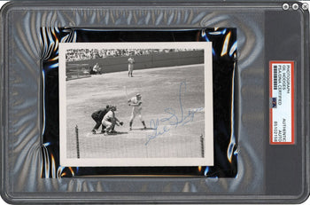 Gil Hodges Hof Signed Vintage 4X5 Photograph La