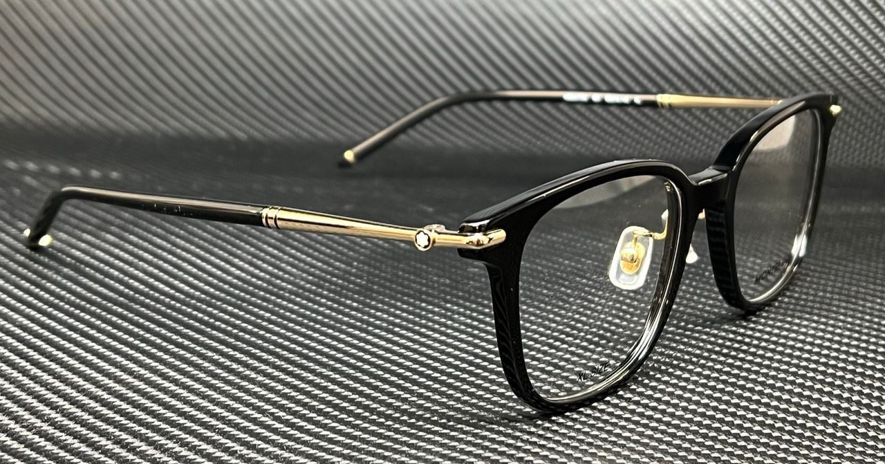 MONT BLANC MB0247OK 001 Black Gold Extra Large