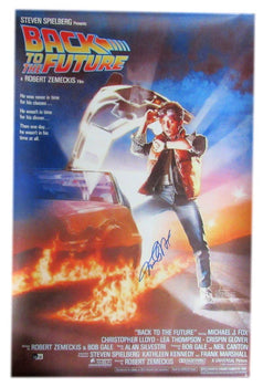 Michael J Fox Autographed 24X36 Movie Poster