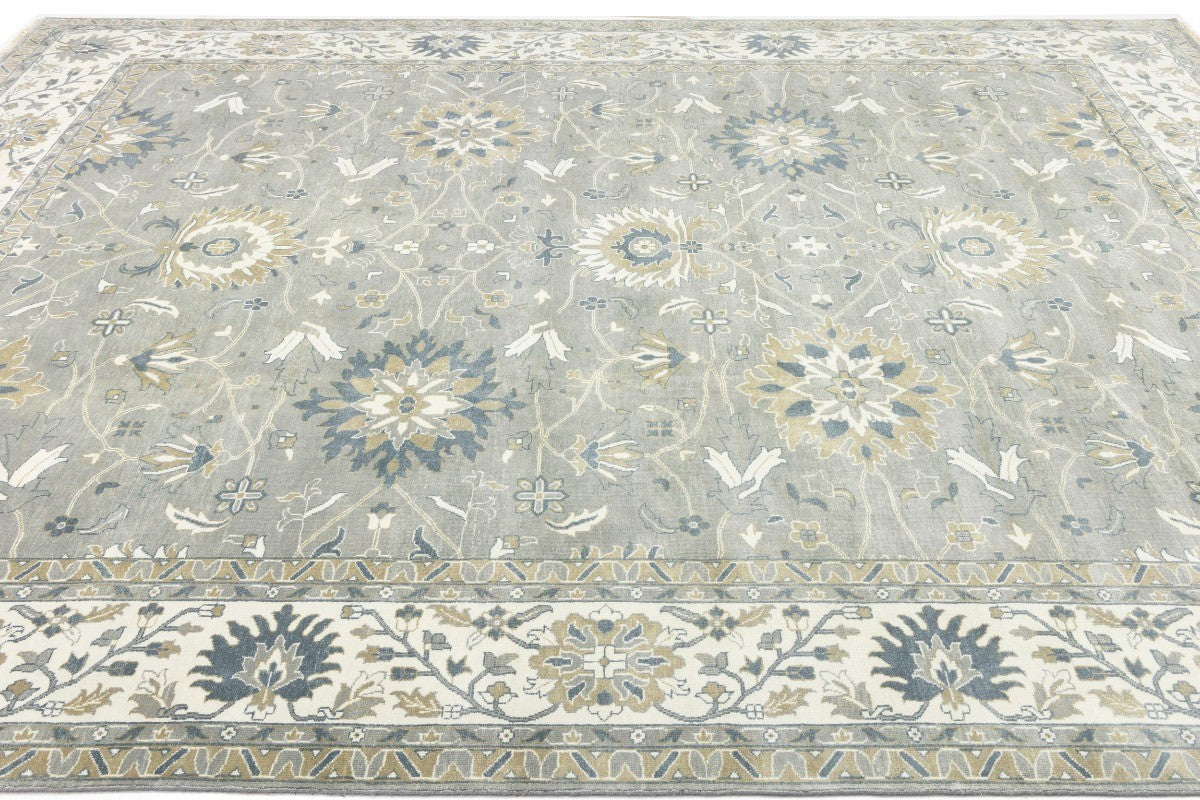 12X15 Oversized Floral Chobi Peshawar Oriental Rug Extra Large Home Carpet