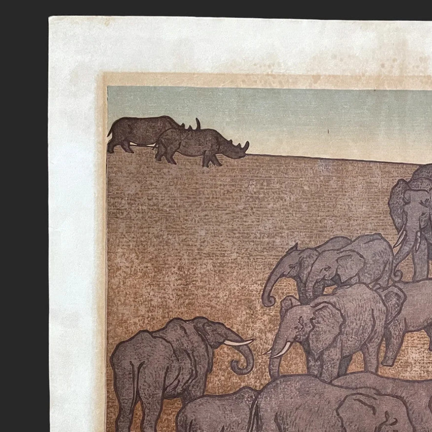 YOSHIDA Toshi "Records of the Wild" Japan Antique Woodblock Prints