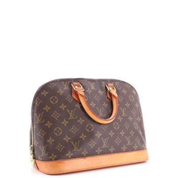 Louis Vuitton Vintage Alma Handbag Monogram Canvas Pm
