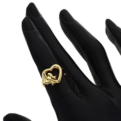 Tiffany&Co.   Ring Ribbon Heart K18 Yellow Gold