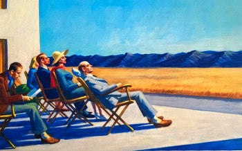Edward Hopper Coa Lithograph Signature Stamp