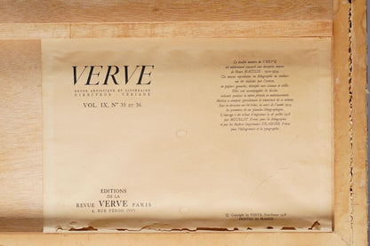 Henri Matisse Printed Signed Lithograph "The Snail From Verve" Well Framed